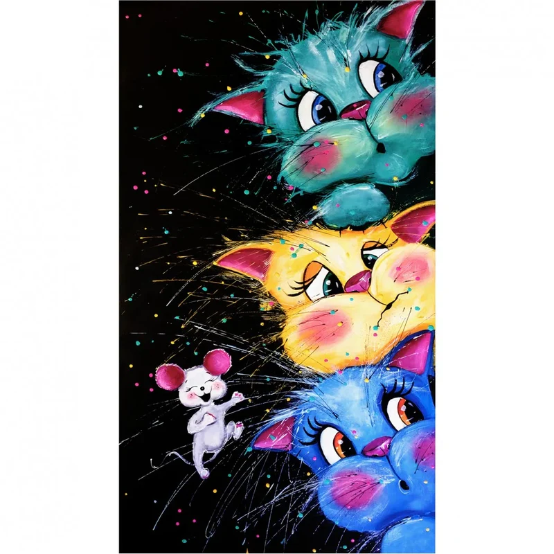 Diamond Painting - Les p'tits coquins, Collette Falardeau
