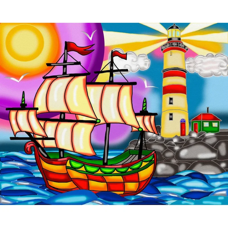 Diamond Painting - Phare, Anie Maltais