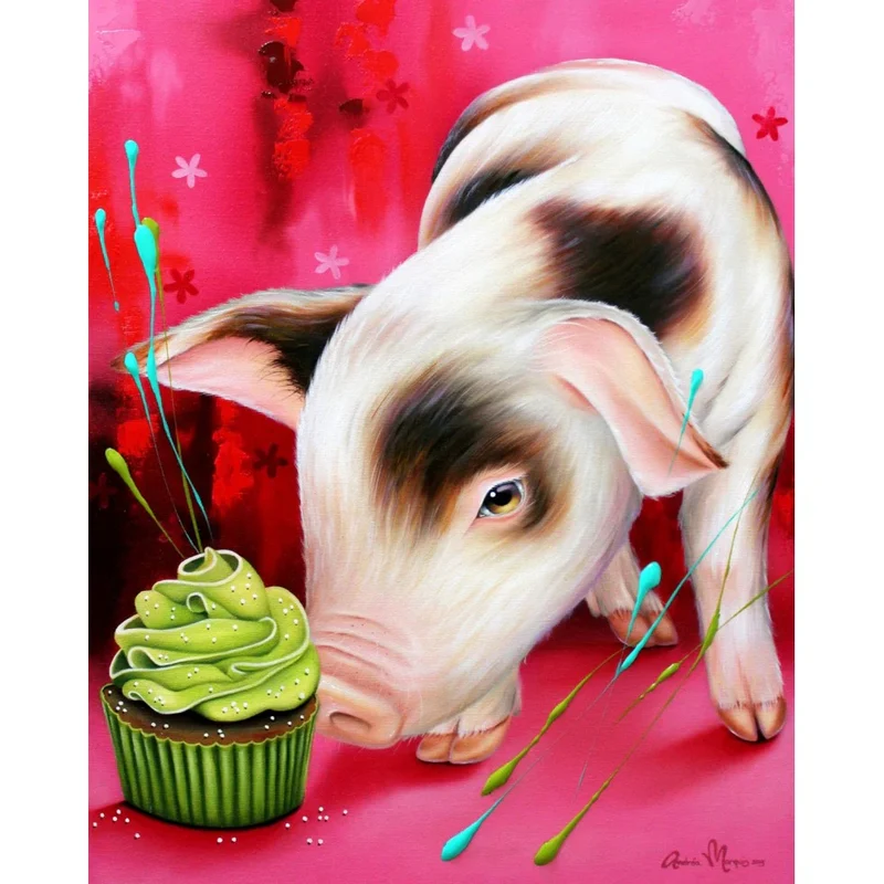Diamond Painting - Tentation sucree, Andréa Marquis
