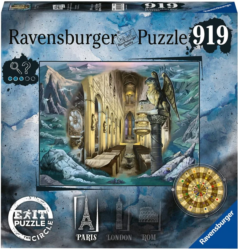 PFG Ravensburger Escape The Circle: Paris (919pcs)(UsageUsed – PUZZLES FOR GOOD)