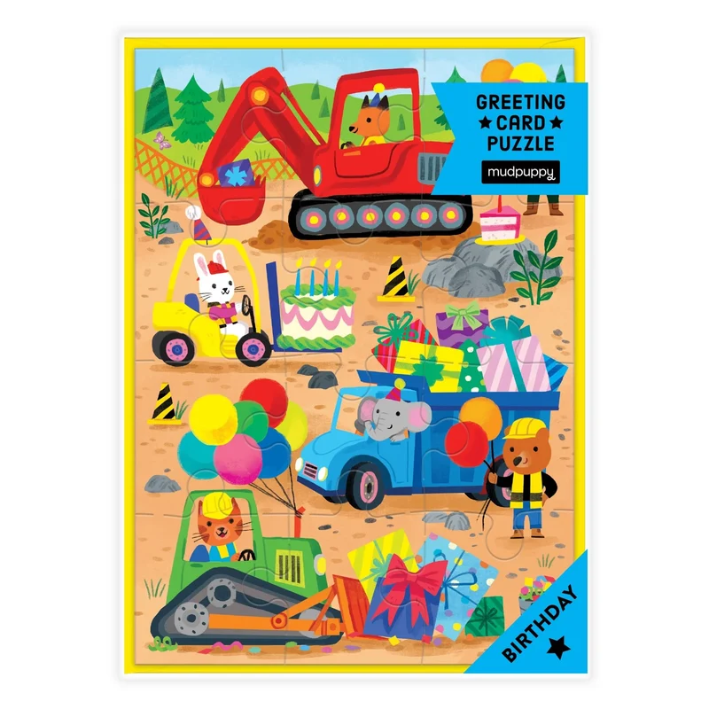 Birthday Card - Construction Site (12pcs)