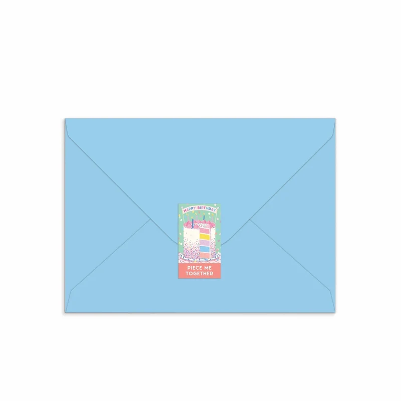 Birthday Card - Confetti Birthday Cake (60pcs)