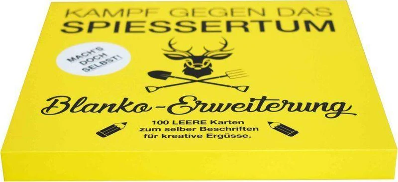 Kampf gegen das Spießertum: Blanko-Erweiterung