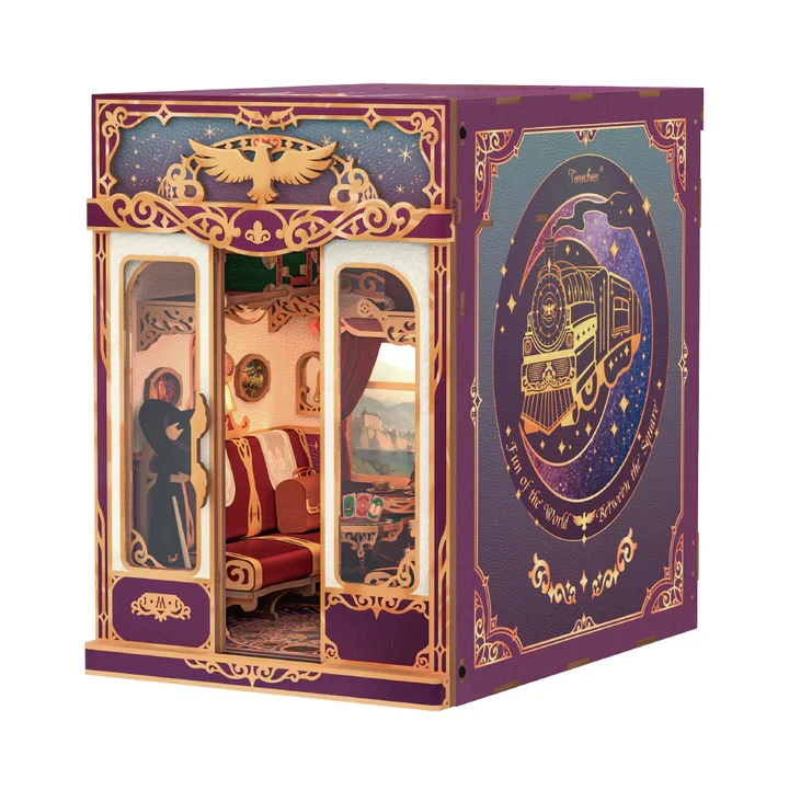 Book Nook - Magical Journey Infinity Train Cabin (Wood)