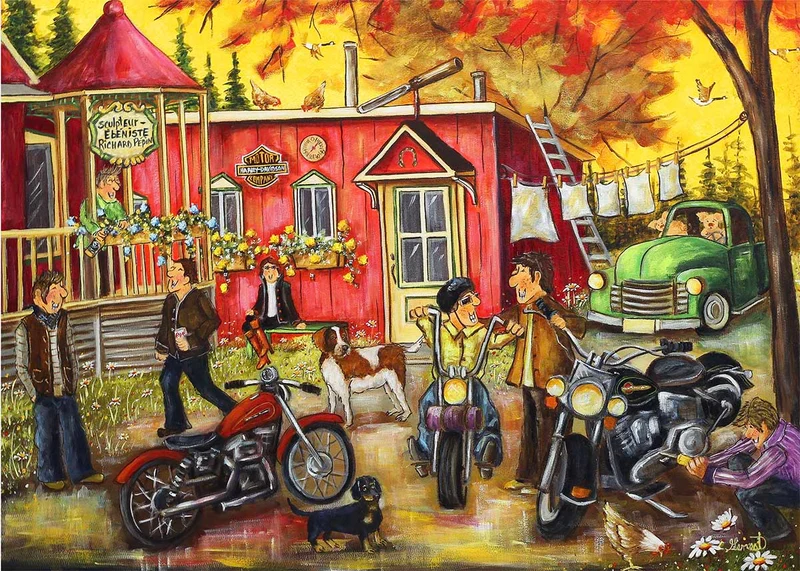 PFG Sunday at the Shop (Dimanche à Shop!), Christine Genest (UsageUsed – PUZZLES FOR GOOD)