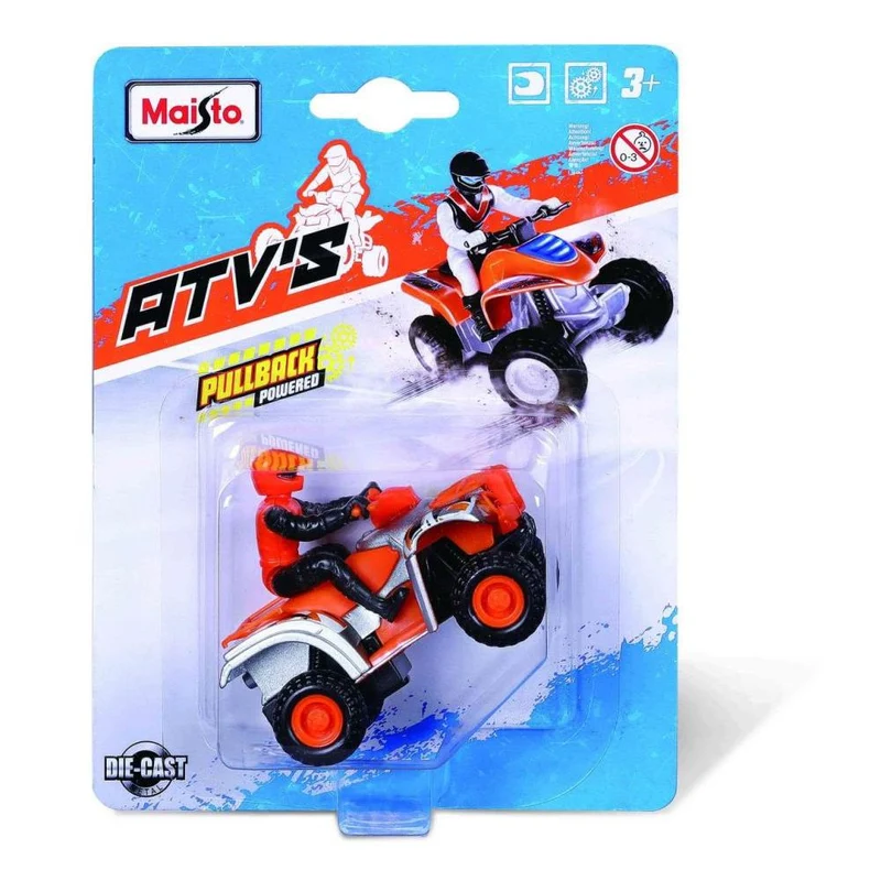 Maisto ATV's assortiert mit Rückzug
