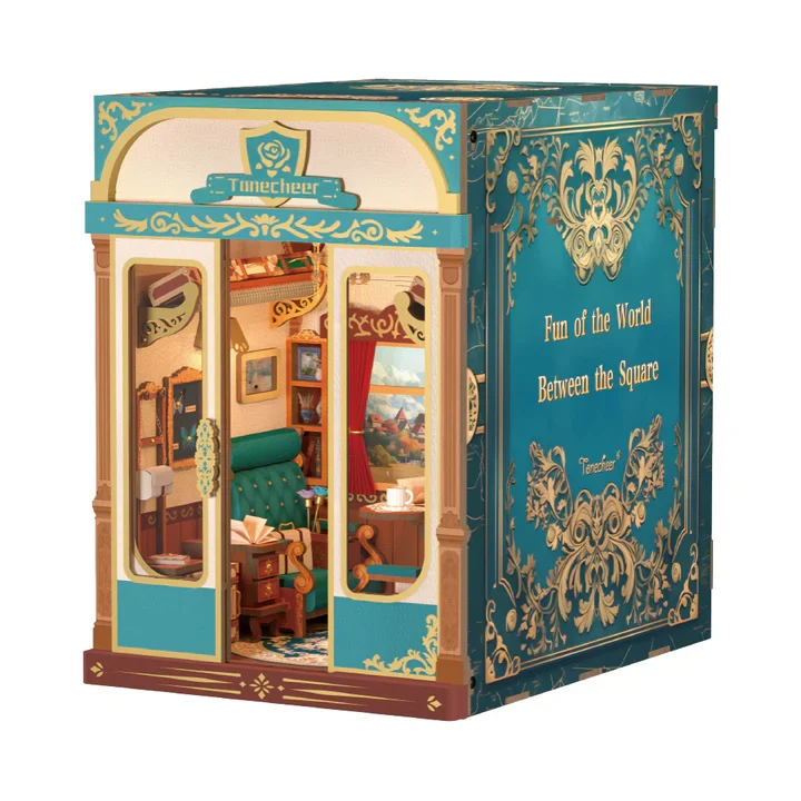 Book Nook - European Travels Infinity Train Cabin (Wood)