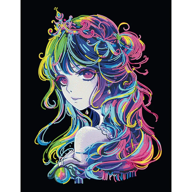 Diamond Dotz - Neon Anime Princess