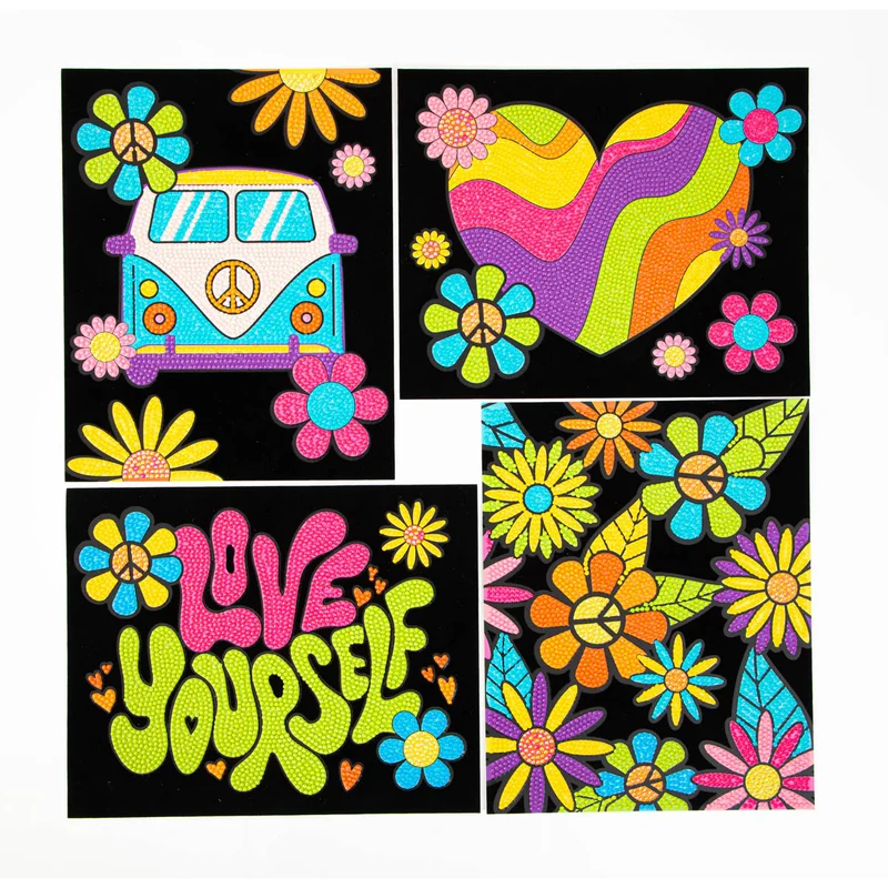 Dotzies Flock - Neon Peace & Love