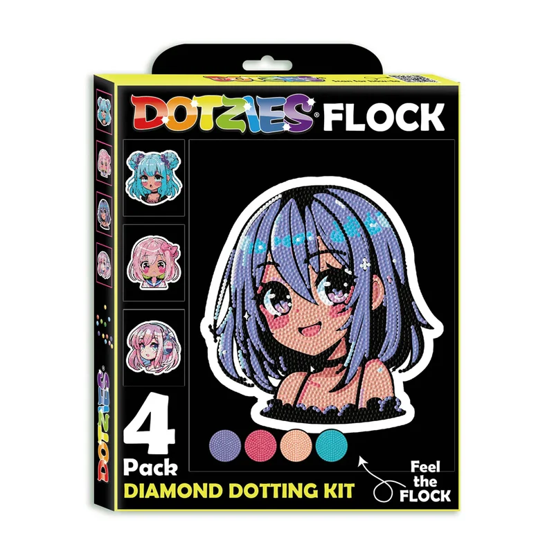 Dotzies Flock - Neon Anime Girls