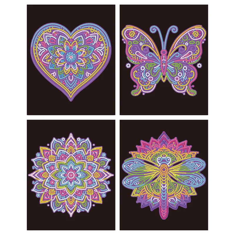 Dotzies Flock - Neon Mandalas