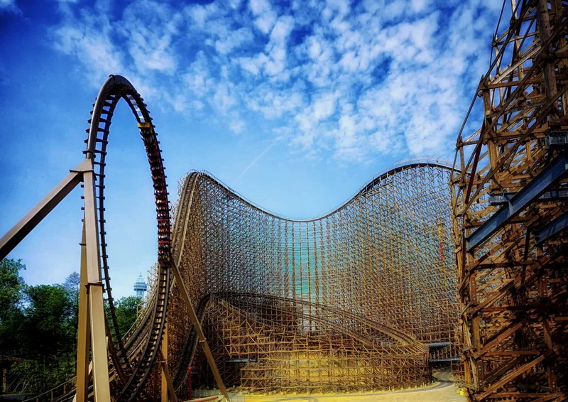 94400 Gebäude - Achterbahn Puzzle