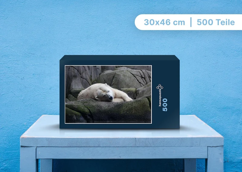 94333 Tierwelt - Eisbär auf Fels Puzzle