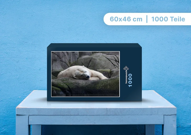 94333 Tierwelt - Eisbär auf Fels Puzzle
