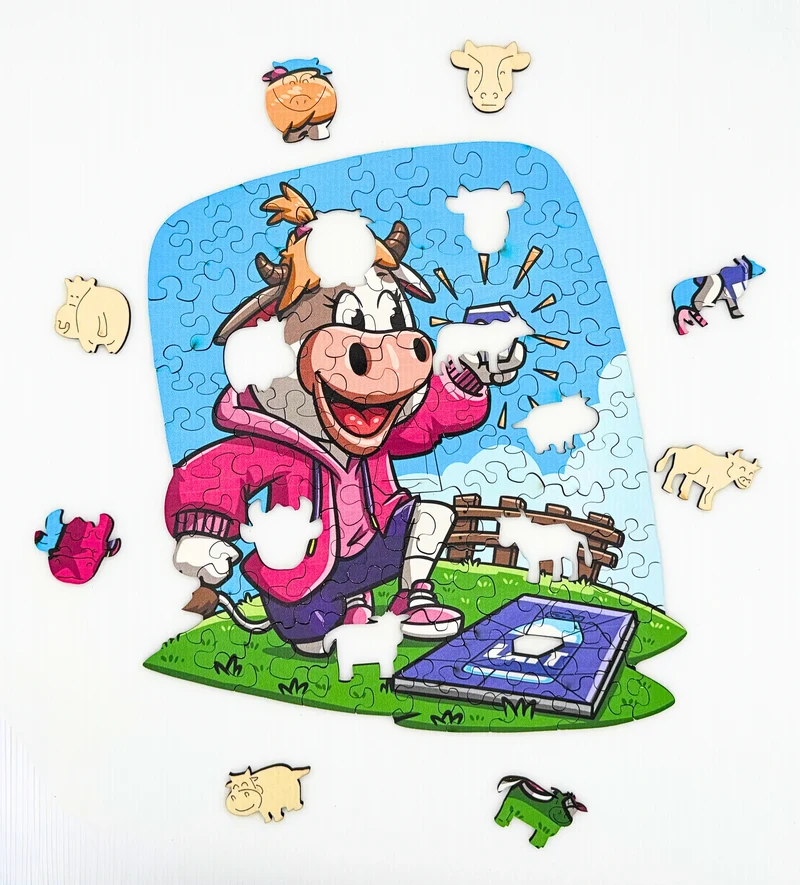 Twig the Cow (Wood) (94pcs)