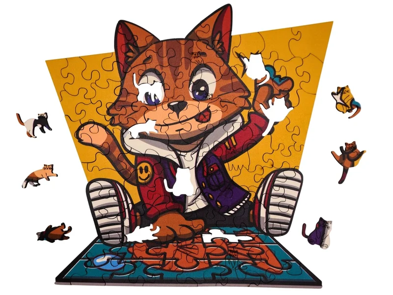 Kalo the Cat (Wood) (94pcs)