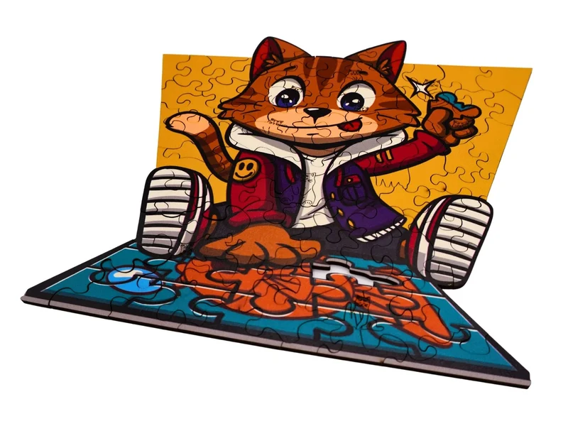 Kalo the Cat (Wood) (94pcs)