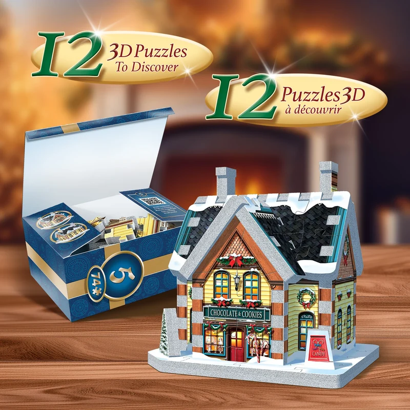3D Advent Calendar (12x72pcs)
