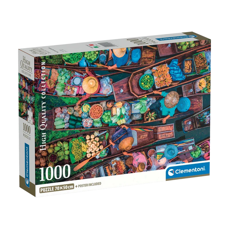 PFG Floating Thai Market (1000pcs) (UsageUsed – PUZZLES FOR GOOD)