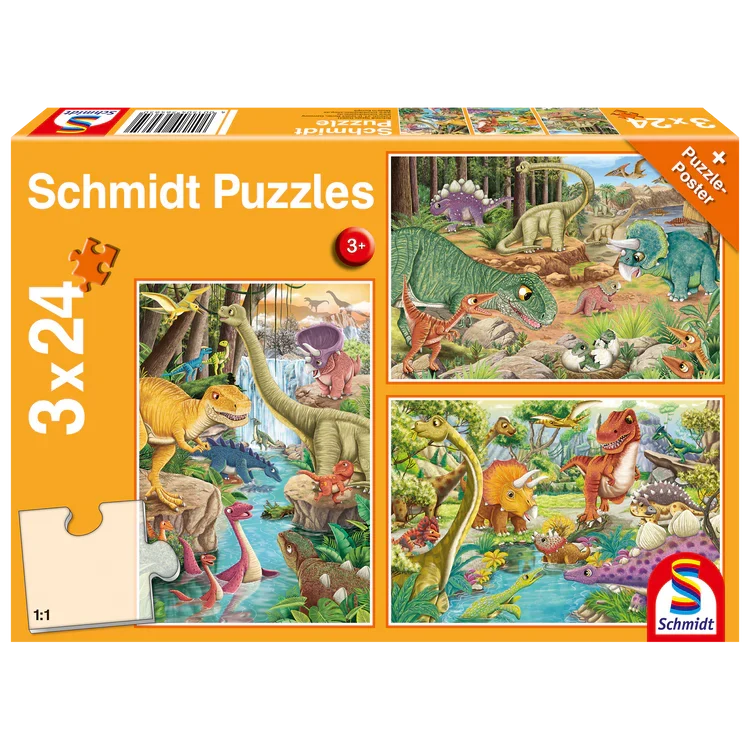 Dino Fun (3 x 24pcs)