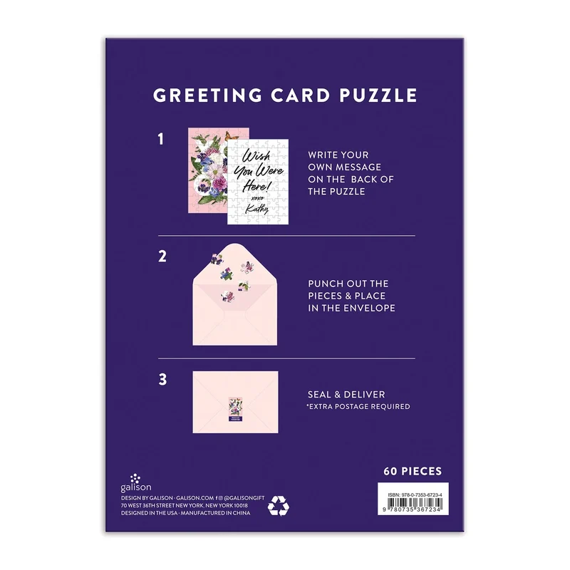 Greeting Card - Say It With Flowers - XOXO (60pcs)