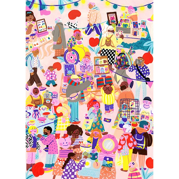 Pop-Up Market, Marie Boiseau (1000pcs)