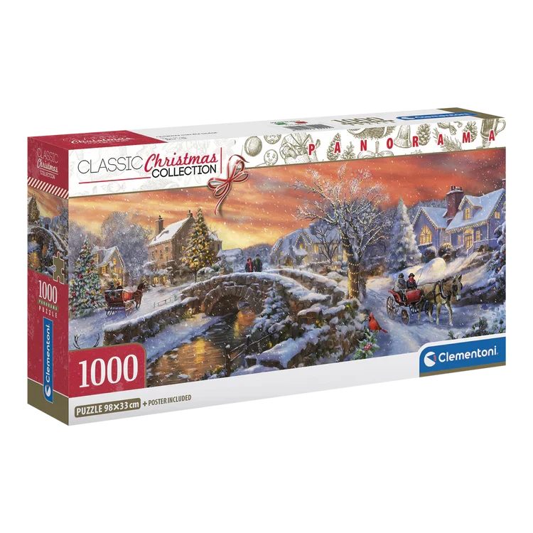 Classic Christmas - Christmas Over the Bridge (Panoramic) (1000pcs)