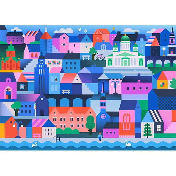 Copenhagen Twilight, Myriam Van Nest (1000pcs)