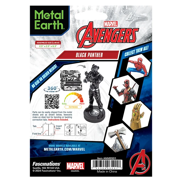 Metal Earth® - 3D Marvel™ Avengers - Black Panther