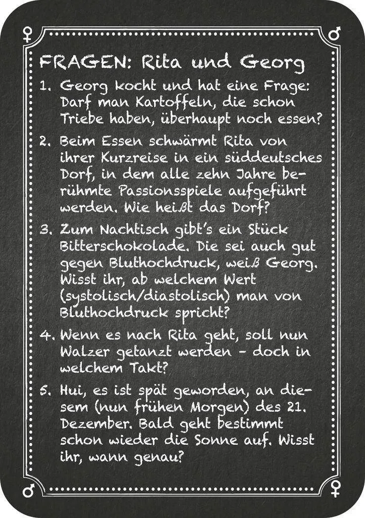 Kneipenquiz: Pärchenabend