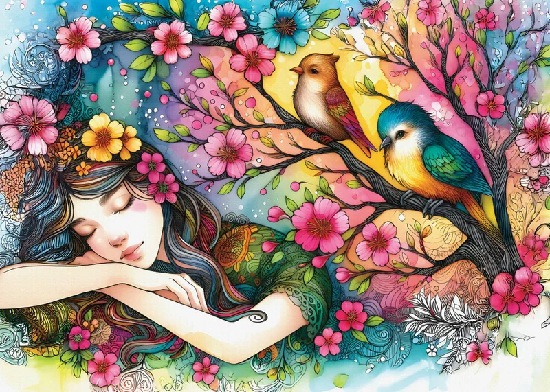Dreaming in Bloom (1000pcs)