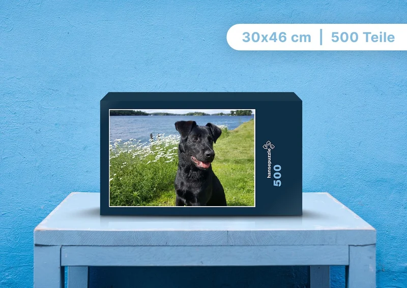 95300 Tierwelt - Schwarzer Hund Puzzle