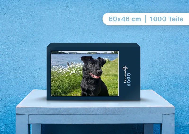 95300 Tierwelt - Schwarzer Hund Puzzle