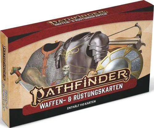 Pathfinder 2. Ed.: Waffen- & Rüstungskarten