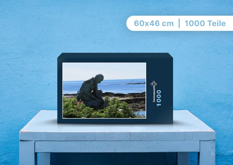 96894 Gebäude - Statue am Meer Puzzle