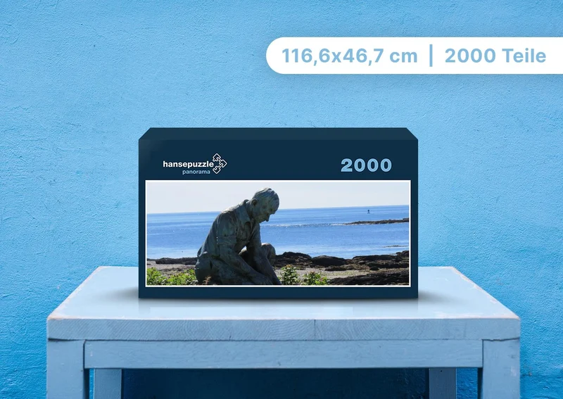 96894 Gebäude - Statue am Meer Puzzle
