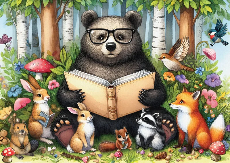 Bear's Storytime Circle (1000pcs)