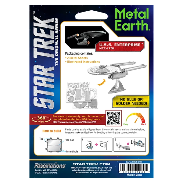 Metal Earth® - 3D Star Trek™ - USS Enterprise NCC-1701