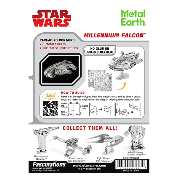Metal Earth® - 3D Star Wars™ - Millenium Falcon