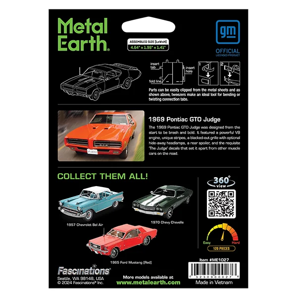 Metal Earth® - 3D 1969 Pontiac GTO Judge
