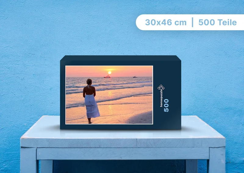 97407 Menschen - Frau am Meer Puzzle