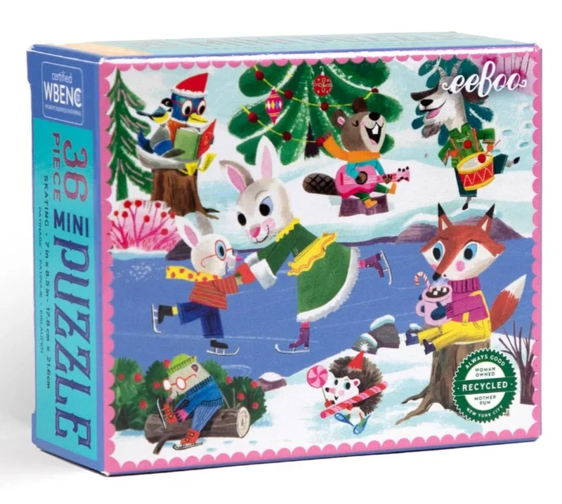 Mini - Woodland Holiday - Skating (36pcs)
