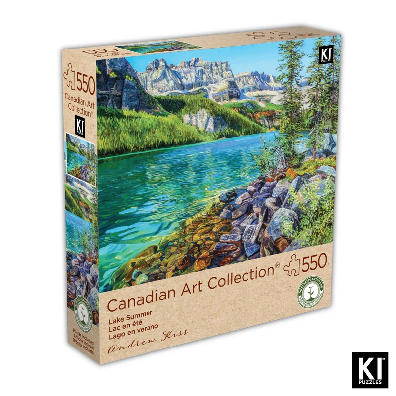 Canadian Art Collection - Lake Summer, Andrew Kiss (550pcs)