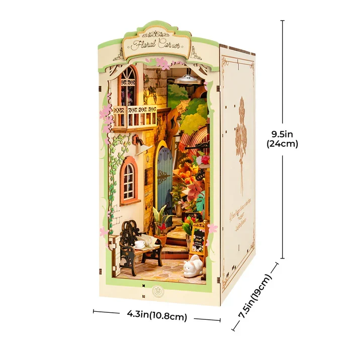 Book Nook - Floral Corner (Wood)