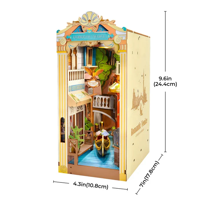 Book Nook - Romantic Venice (Wood)