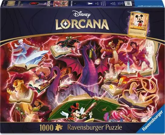 Ravensburger Disney Lorcana - Glimmers of the Realm: Ruby (1000pcs)