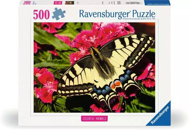 Ravensburger Colorful Animals - Butterfly (500pcs)