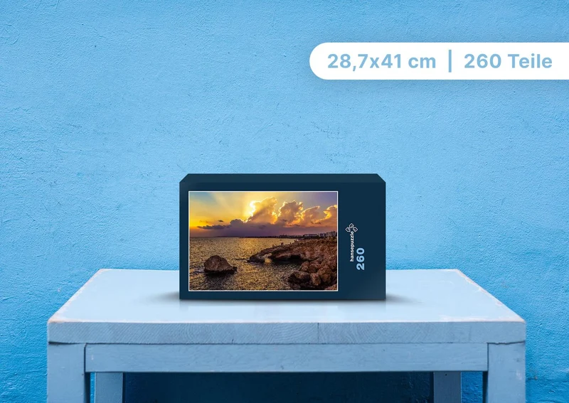 95393 Natur - Sonnenaufgang auf dem Meer Puzzle