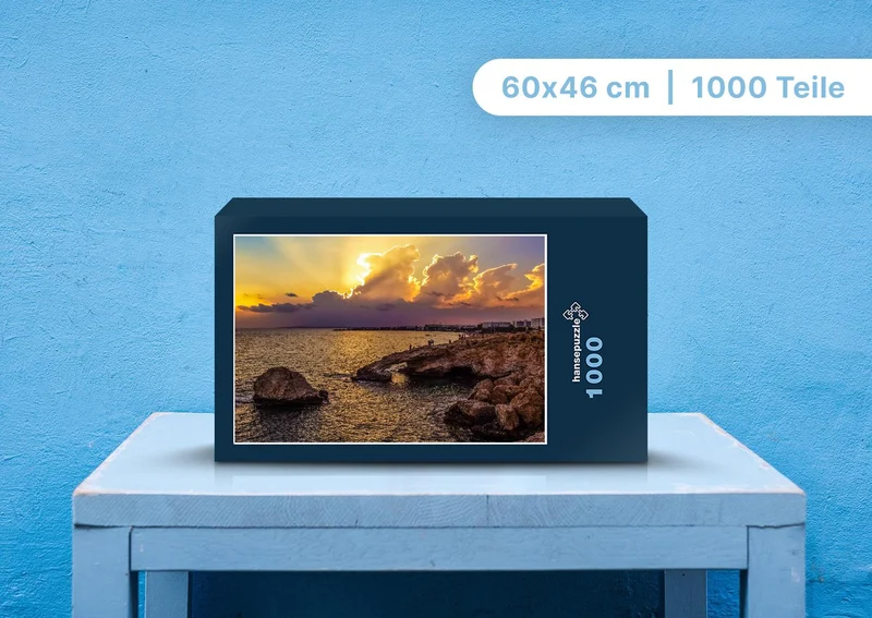 95393 Natur - Sonnenaufgang auf dem Meer Puzzle