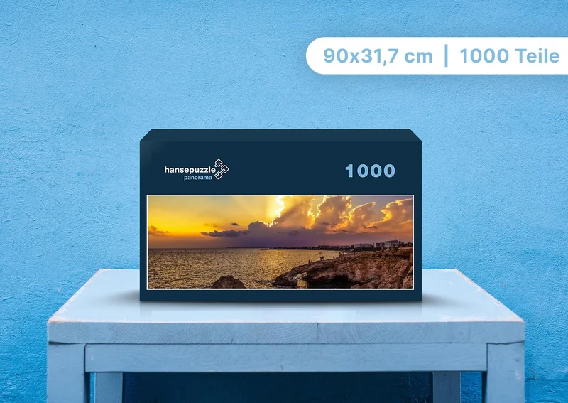 95393 Natur - Sonnenaufgang auf dem Meer Puzzle